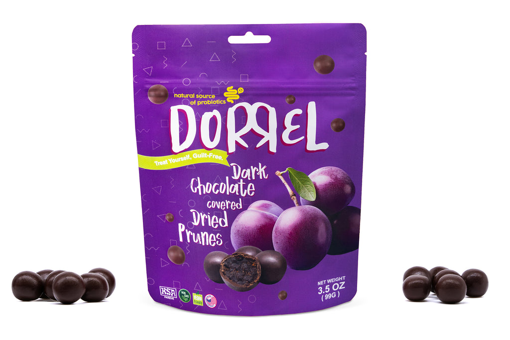 Dark Chocolate Covered Dried Prunes - Nutritious and Sweet Snacks