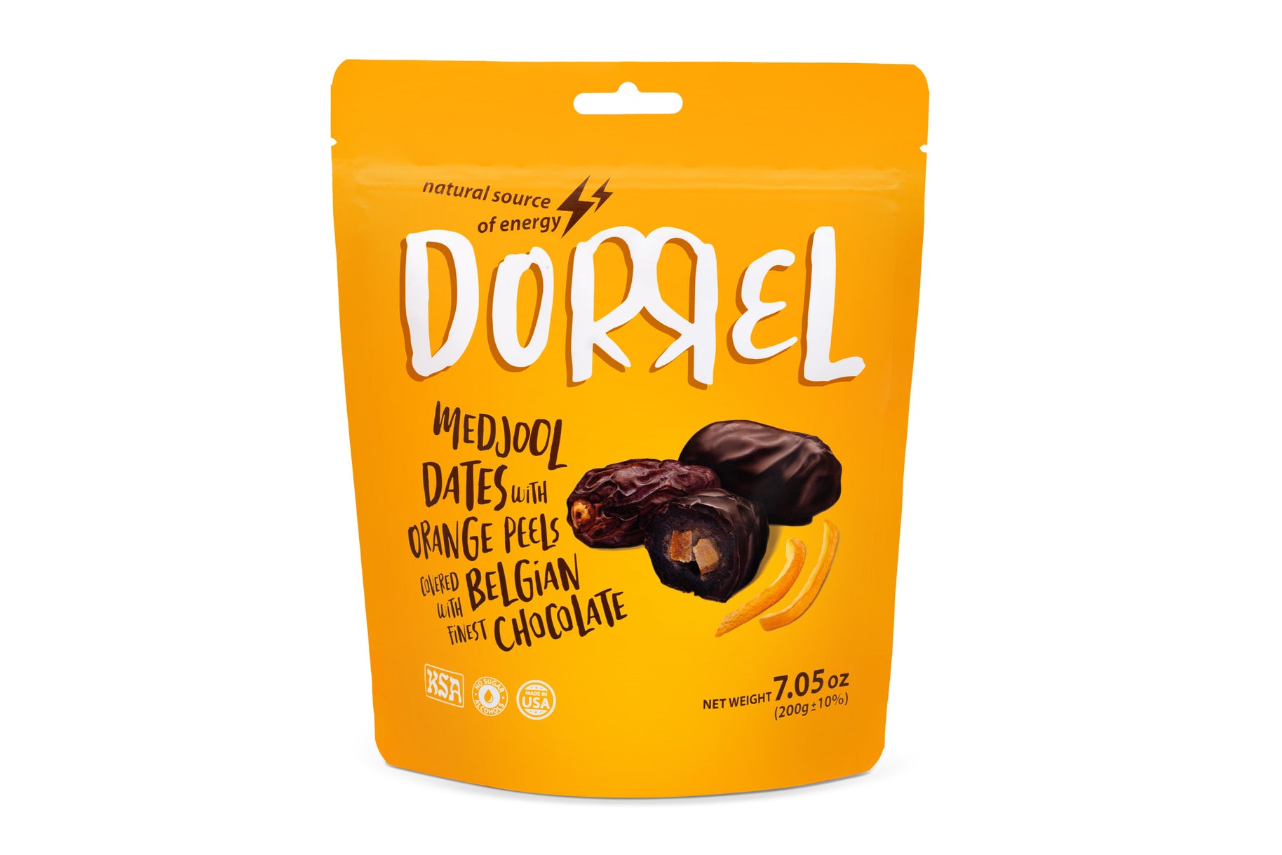 Orange Peel Stuffed Medjool Date Available At Dorrel Sweets