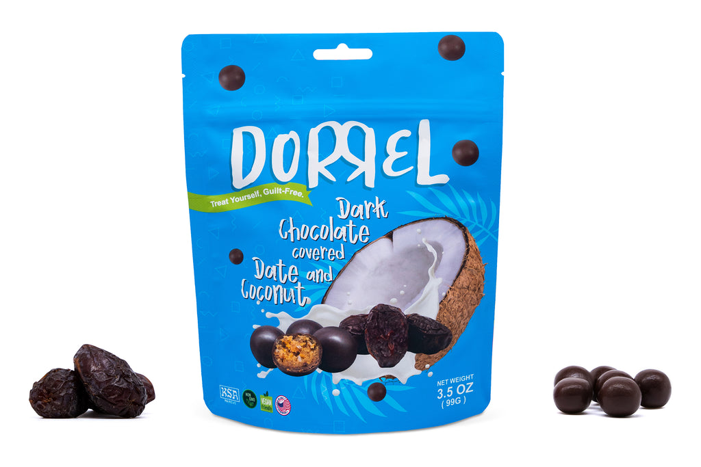 Dark Chocolate Covered Dates & Coconut - Nutritious and Sweet Snacks