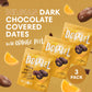 3 PACK Belgian dark Chocolate covered medjool Date stuffed with Orange Peel