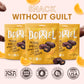 3 PACK Belgian dark Chocolate covered medjool Date stuffed with Orange Peel