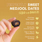 3 PACK Belgian dark Chocolate covered medjool Date stuffed with Orange Peel