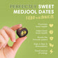 3 PACK Belgian dark Chocolate covered medjool Date stuffed with Pistachios